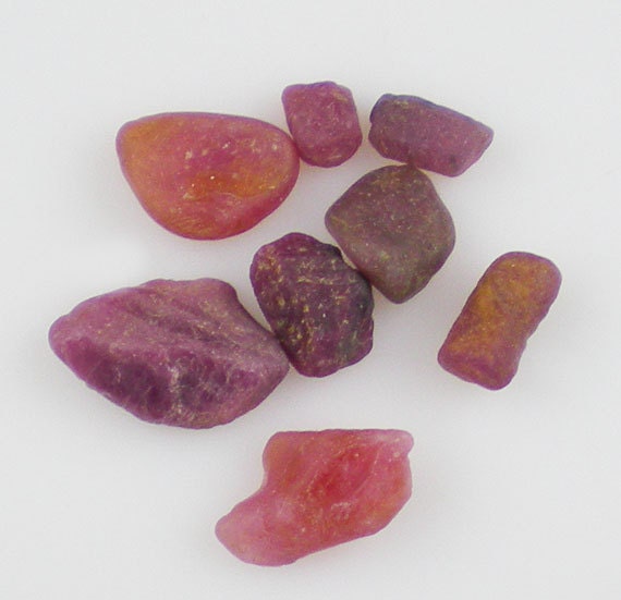 Pink Sapphire Rough Gemstones Raw Natural by milminedesignannex
