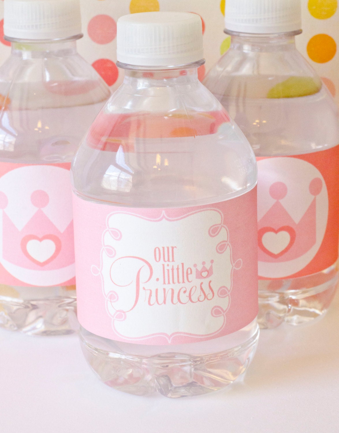 Pink Princess Party PRINTABLE Drink Labels (INSTANT DOWNLOAD) by Love The Day Il_570xn