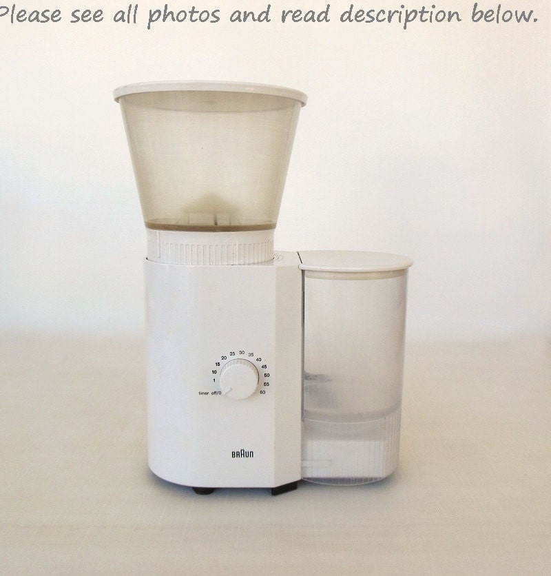 Braun Coffee Grinder Burr Grinder KMM30 3045 by LaurasLastDitch