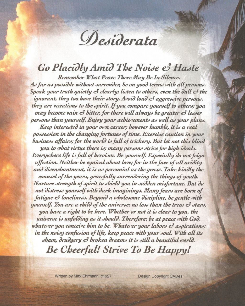 items-similar-to-8-x-10-desiderata-poem-art-print-on-etsy