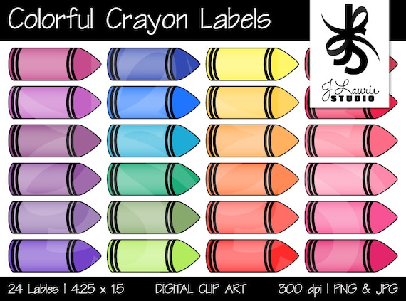 Crayon Labels Template