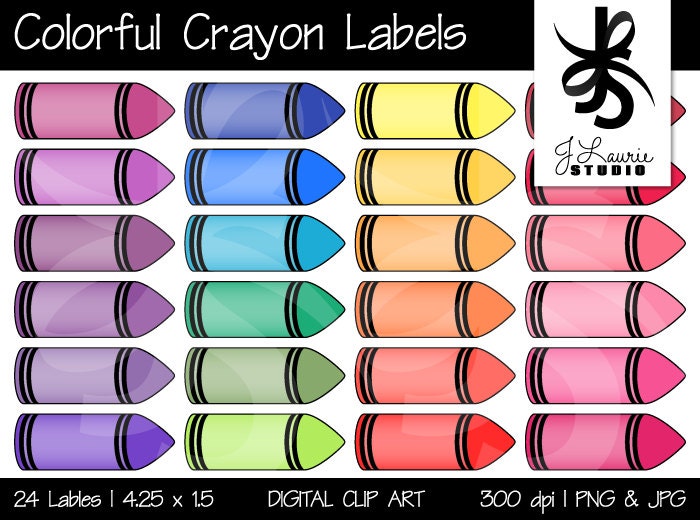 Crayon Labels Template