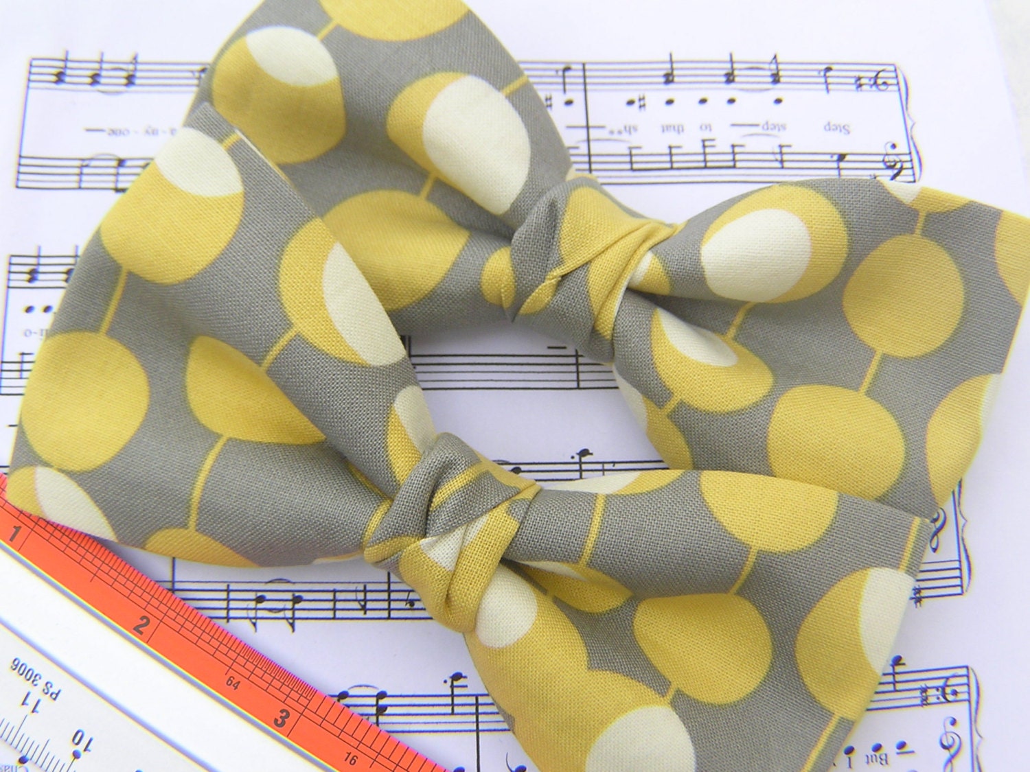 Mens bow ties, clip on, groomsmen, handmade, wedding, gift - martini mustard