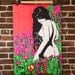 1969 Burden of Life Woodstock Era Psychedelic Blacklight Poster