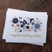 Happiest Wedding Wishes Floral Bouquet - Congratulations, Wedding Card