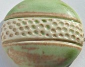 Ceramic Cabochon in Brown and Green