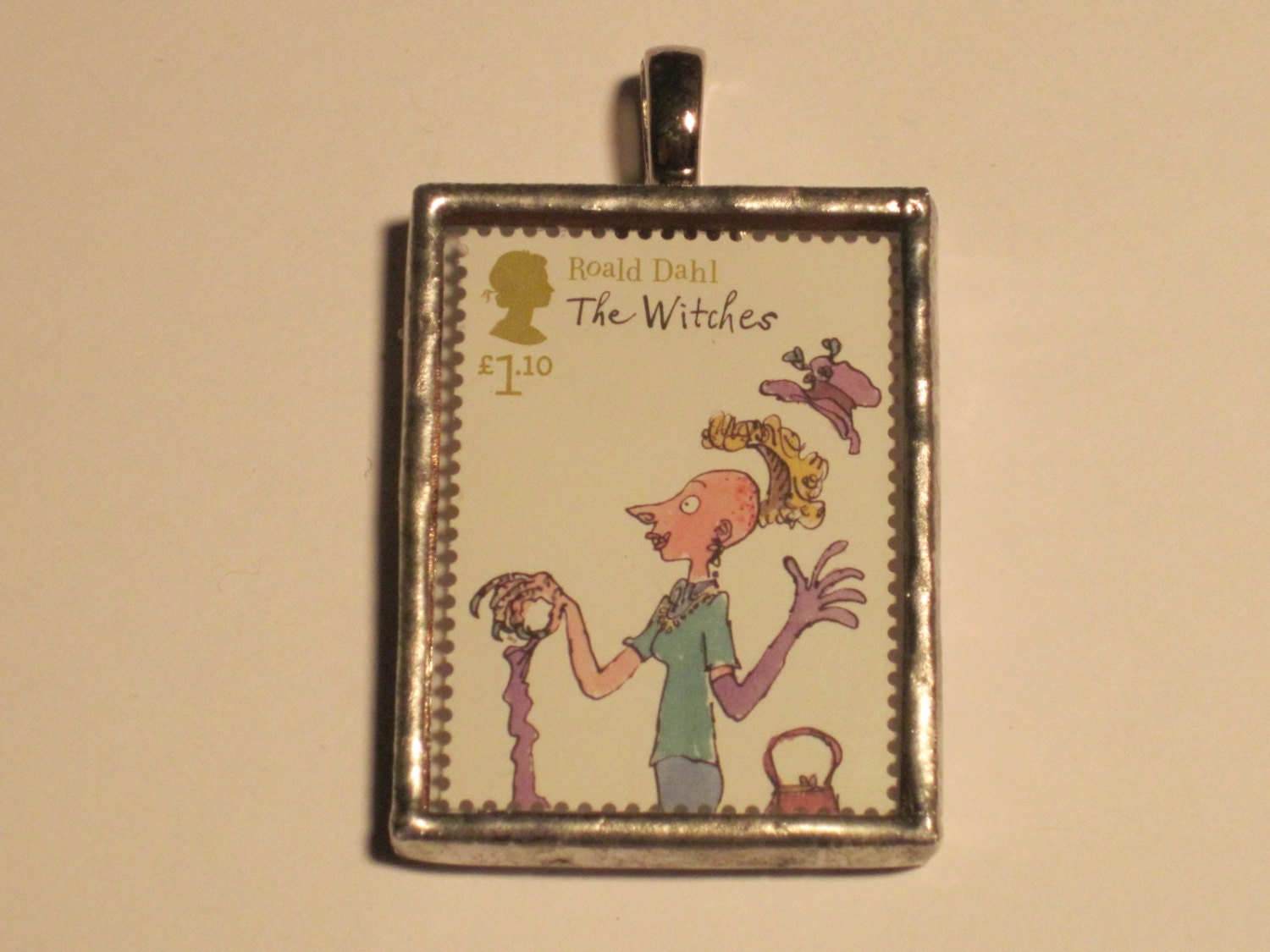 Postage Stamp Pendant - The Witches