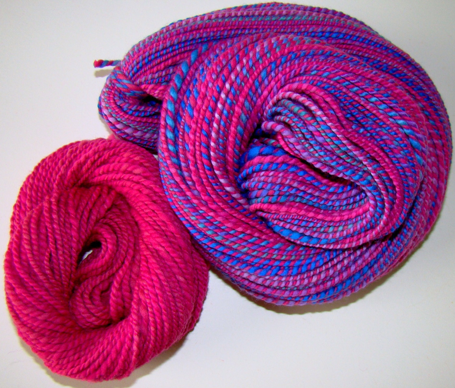 MultiRomance - Handspun, Handdyed Superfine Merinos Yarn 205yds plus 38yds