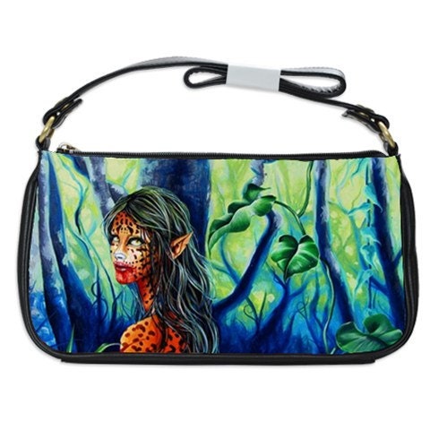 RW2 Rasha shoulder clutch purse fantasy surreal leather animal art