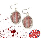 Anatomical Victorian Anatomy Spinal Cord Charm Earrings from Hoolala
