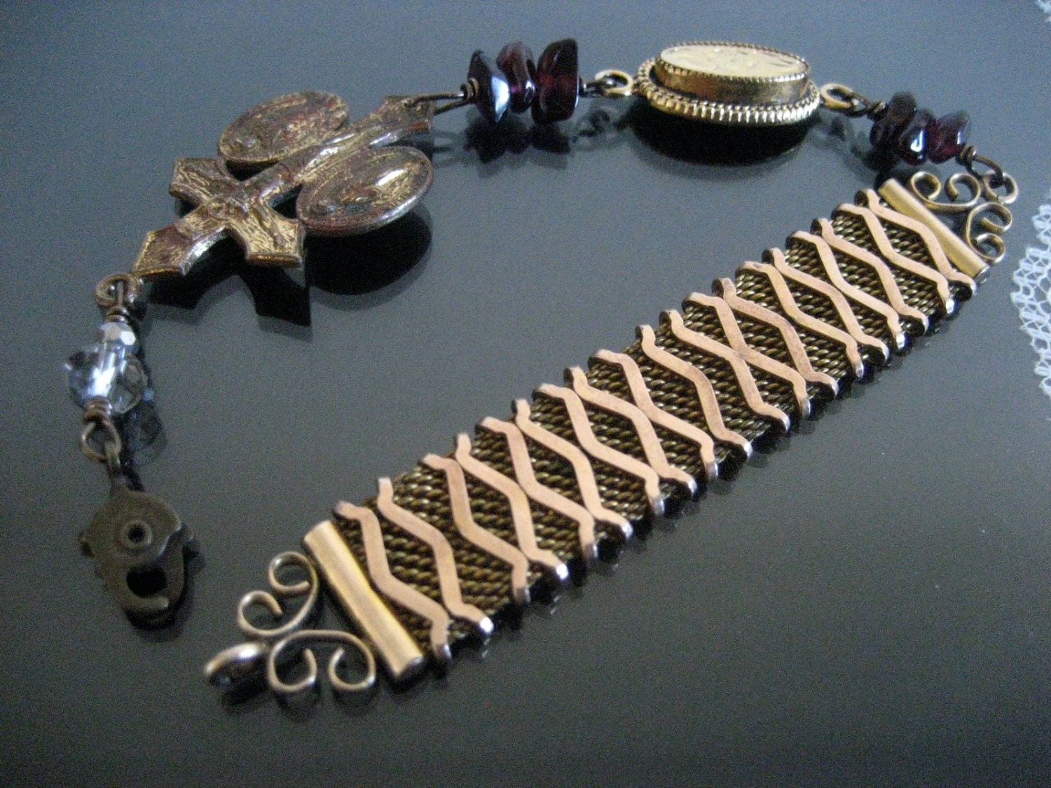 Victorian piety bracelet