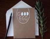 Papercut Card: Good Egg