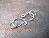 Simple Sterling Silver S-Hook Clasp