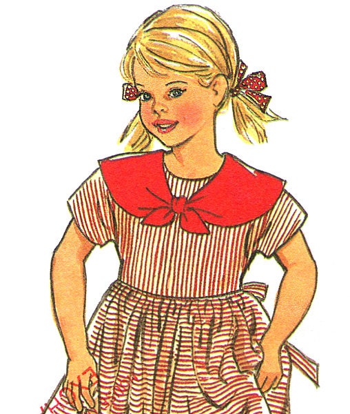 NEW LOOK 6216 Summer Dresses for Girl's Size 4