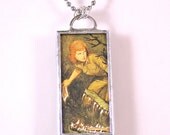 Nancy Drew Soldered Pendant Necklace - Crocodile Island