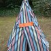 Childrens Kids Play Tepee Teepee Tent  6ft Tall   5 sided tent  No Assembly Required