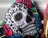 Sugar Skull Plushie Pillow 7 x 7 inches