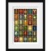 Limited 24x36 Science Poster, 30 Designs in One, Geek Chic Decor, Office Art, Dorm Wall Poster, Steampunk Design, STEM Artwork, Biology
