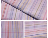 ON SALE- Reclaimed Plaid Fabric-Reclaimed Bed Linens-