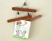 Vintage Wood Clothes Hangers Set of Three
