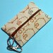 Beige Sheep Zip-It Case / Card Holder - Sheepish