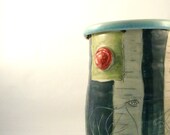 Elegant  Handmade Ceramic Vase - Collectible Art Vessel