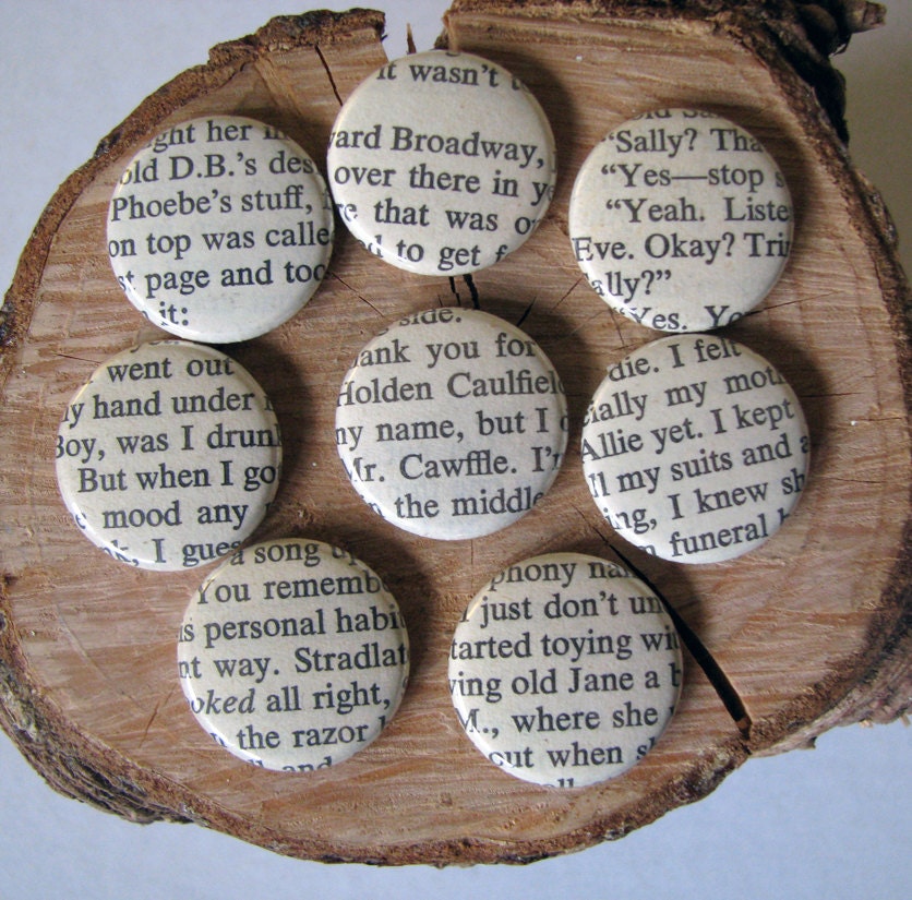 The Catcher in the Rye - Book - Magnets (set of eight) - J.D. Salinger