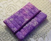 Travel Tea Bag Holder Pouch Carrier Mini Wallet -Purple Butterfly