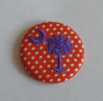 Custom Palmetto Tree Badge Reel Clip On - Id Holder- Retractable