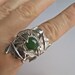 Ivy Leaf Sterling Silver Ring, Celtic Ring, Handmade, Elvish, Woodland, MIddle Earth Artisan Jewelry