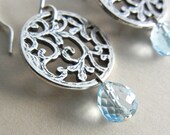 Aquamarine Aradia Earrings