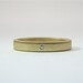 18 Karat Yellow Gold Tiny Diamond Band Ring - Matte Finish - Wedding Band - Diamond Engagement Ring