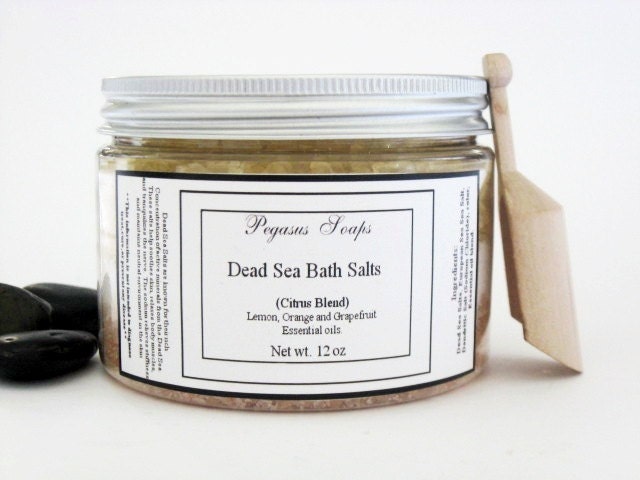Citrus Blend Dead Sea Bath Salts 12 oz