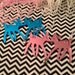 Pink or Blue Acrylic FAWNS Necklace