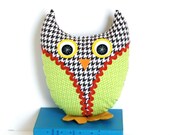 Plush Owl Doll Handmade Stuffed Animal Pillow Children Baby Modern