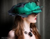 Hat Kentucky Derby Hat Straw Hat Black Hat