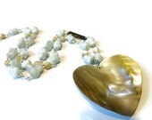 Wisdom of the Heart Beaded Necklace -- Blister Pearl Beaded Jewellery