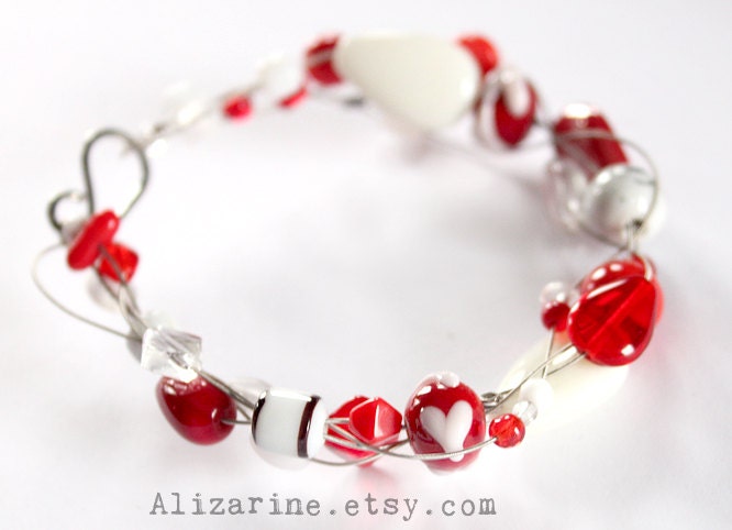 Sweet Heart - Strung-Out guitar string bracelet