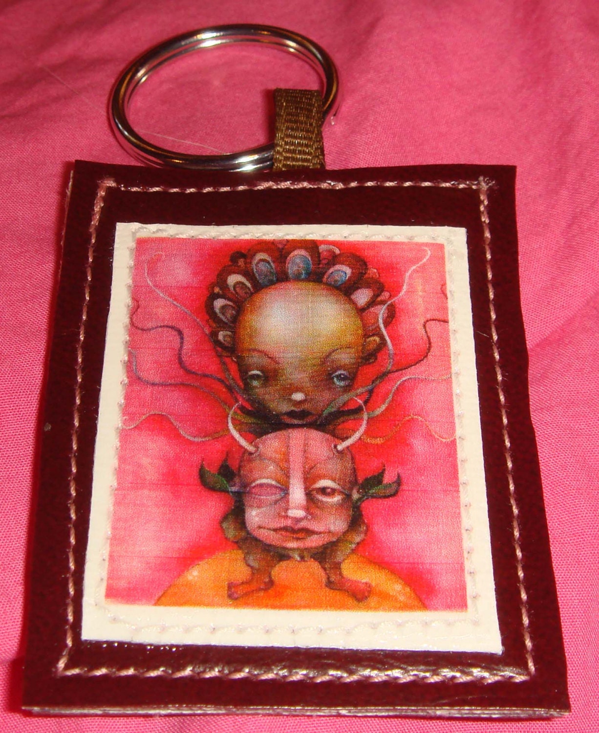 panoplies on bended knee key fob