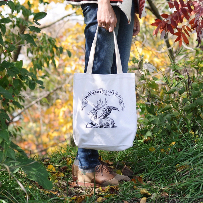 Imaginary Animal Recycled Canvas Logo Tote