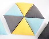 Triangle Pillow - SUNNY YELLOW