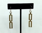 Brass Chain Earrings