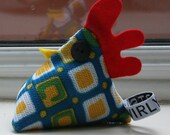 Cheeky Chicken pincushion/paperweight