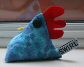 April the chicken pincushion/paperweight