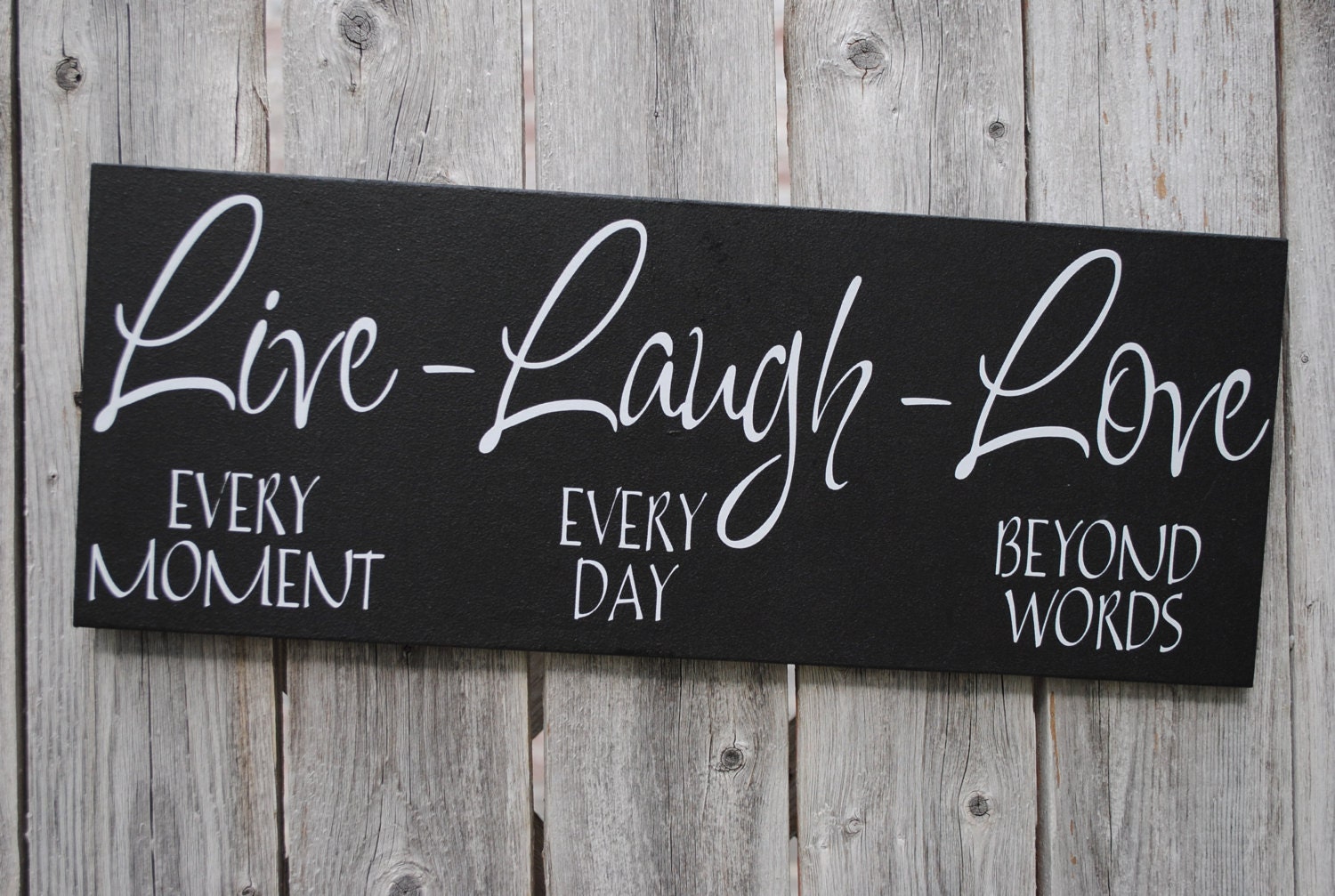 Live, Laugh, Love 6x18 Wood Sign, Home Decor Sign, Family Sign