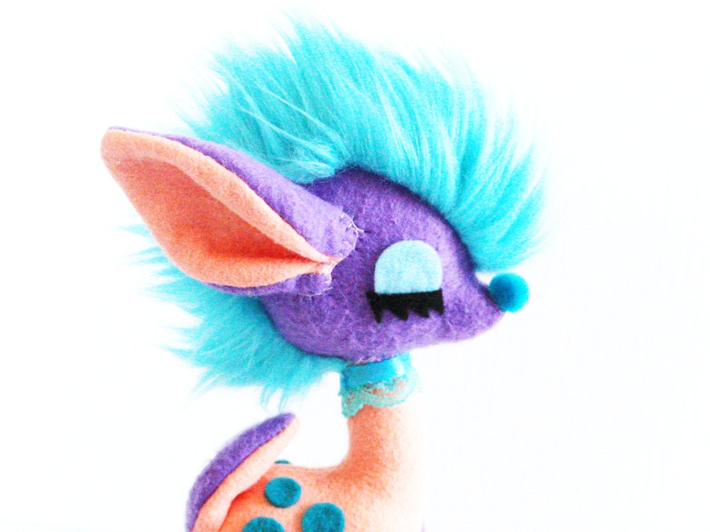Grape Tangerine Twist Deer Plush