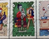 Alexander Henry Fabric Cartas Marcadas Natural 35.5 inches NEW RELEASE