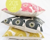 SPECIAL - 40x40cm cushion covers in Flower Fields