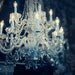 Sapphire - Chandelier Photograph, Fine Art Photography, Mother's Day, Glamorous, Indigo, Navy Blue, Chic, Romantic