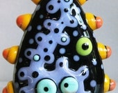 Alien Frond Focal--Handmade Lampwork Glass Bead